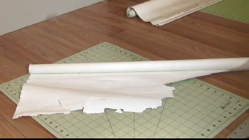 Torn Roller Window shades